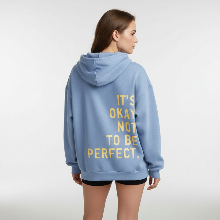 Casual women's hoodie, Emily collection, with a practical drawstring for adjustable comfort