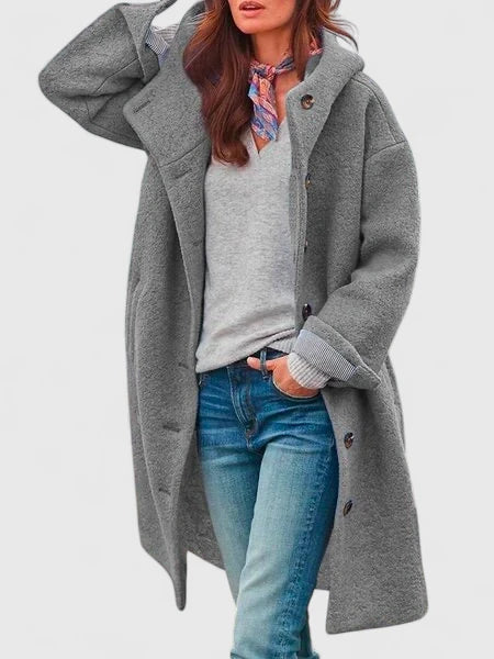 Everyday women's comfortable fall jacket, stylish and chic outerwear, perfect for autumn casual looks.