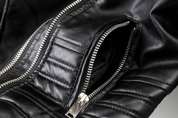 Elegant women's black biker jacket, offering a chic, versatile, and modern outerwear style for fashion.