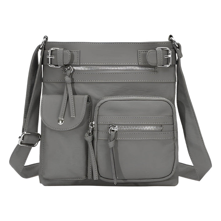 Elegant women's shoulder bag with multi-compartment design & adjustable strap, perfect for daily use.
