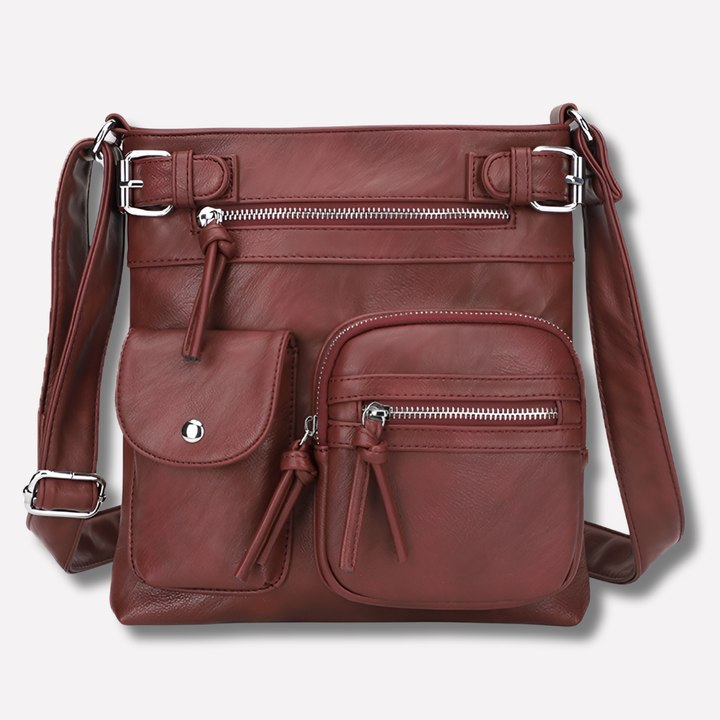 Versatile women's crossbody & shoulder bag with multi-pocket design, perfect for work, travel, or everyday errands.