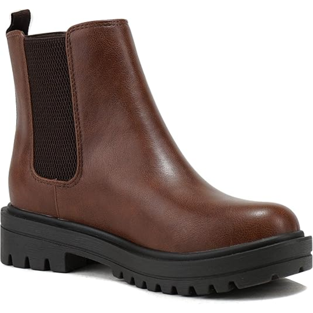 Women's versatile low heel Chelsea ankle boots, a staple for any fashionable wardrobe.