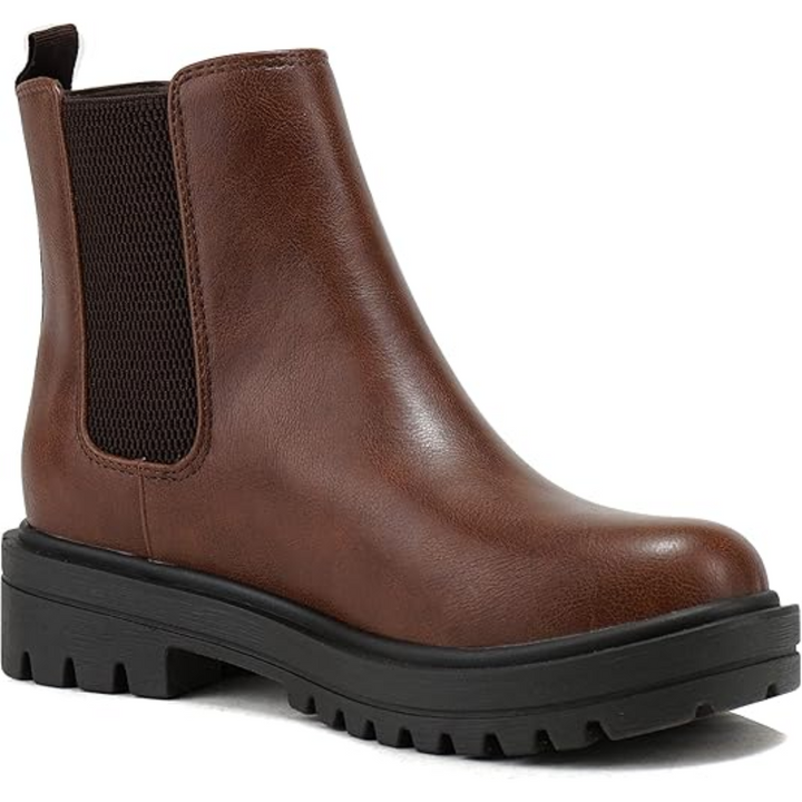 Women's versatile low heel Chelsea ankle boots, a staple for any fashionable wardrobe.