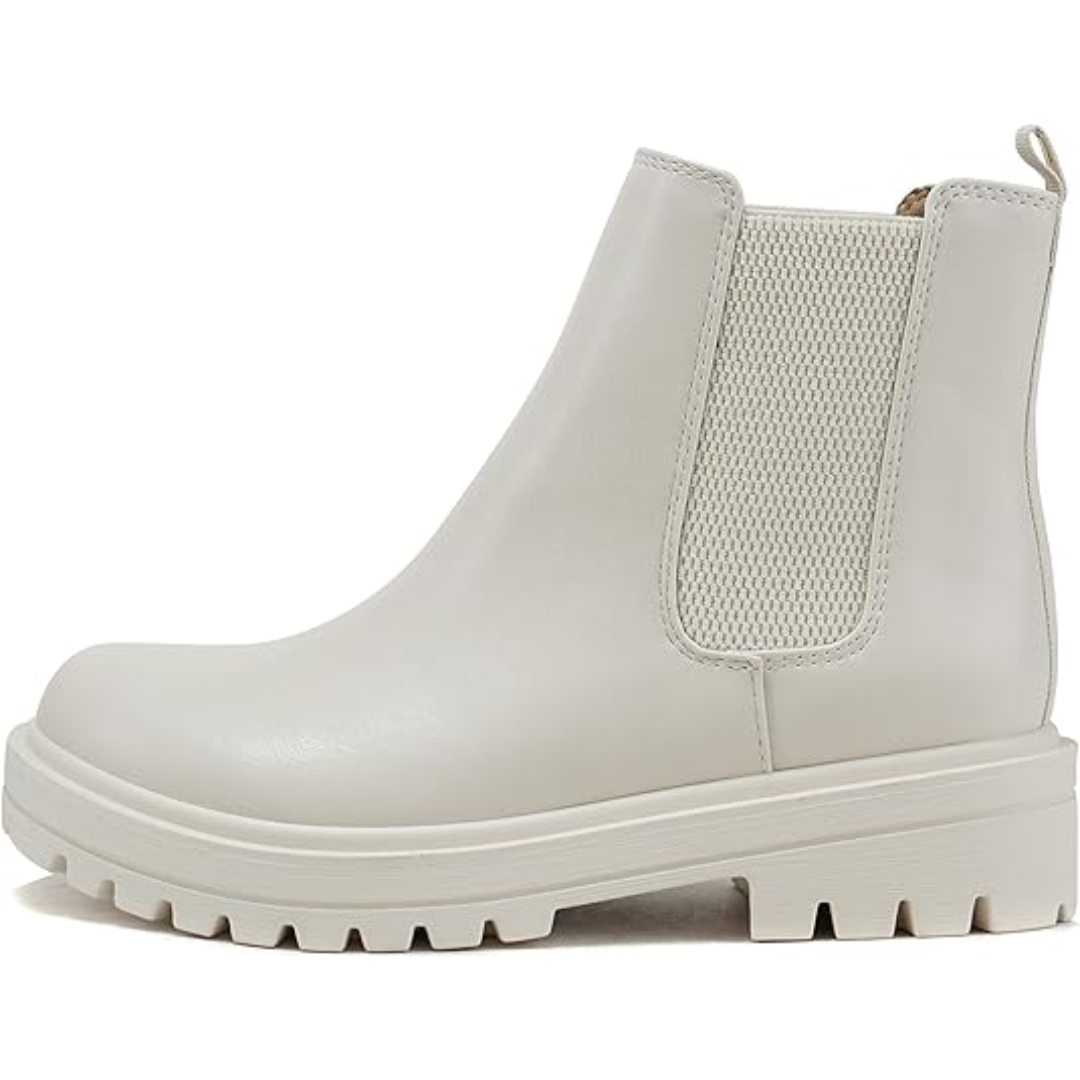 Comfortable and stylish women's Chelsea ankle boots, ideal low heel for daily fashion.