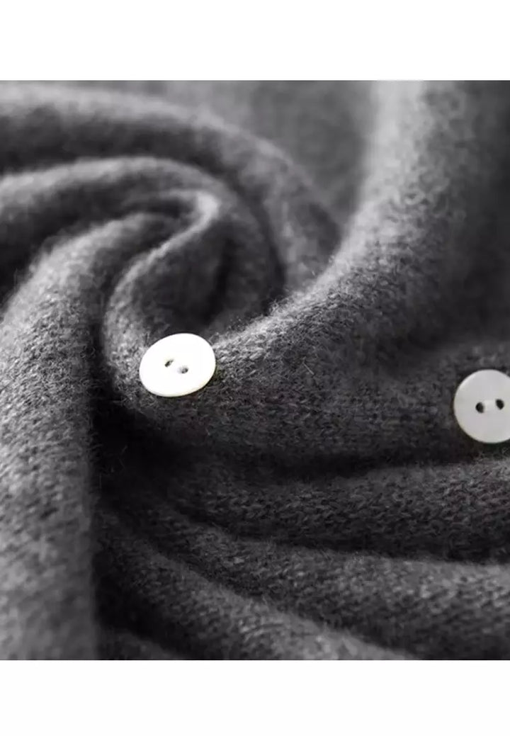 Cozy knit women's button sweater. An all-season, stylish, and comfortable top for women's fashion.