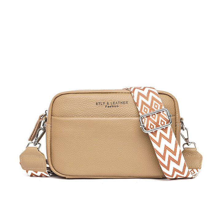 Sleek finish of the women's chic shoulder bag, durable and fashionable for daily errands and modern style.