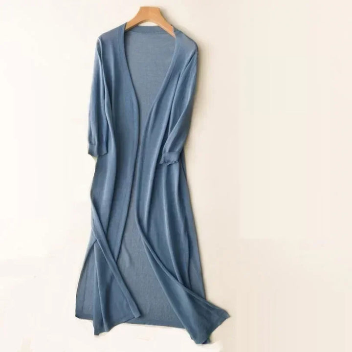 Super soft long-sleeve women's cardigan for ultimate comfort, chic layering & style.