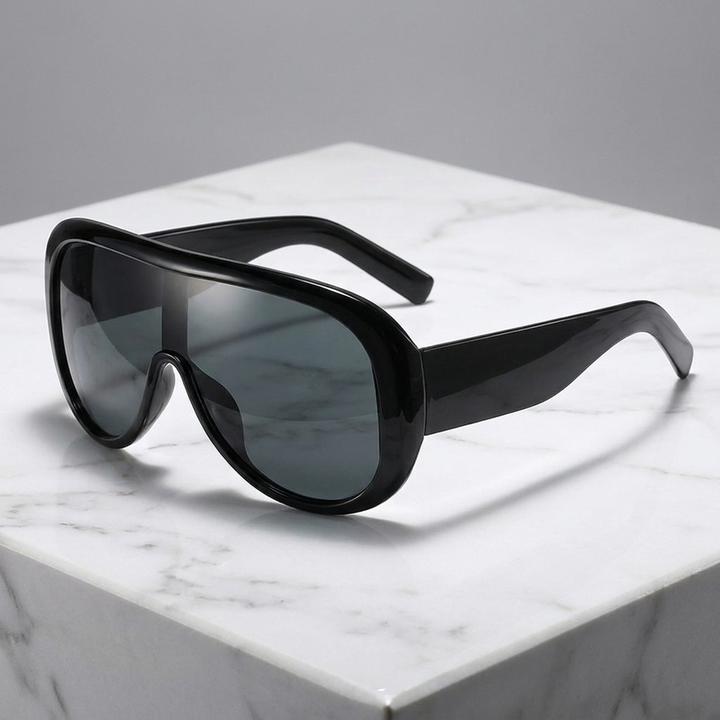 Elegant women's pilot eyewear, leopard pattern, providing essential UV400 protection.