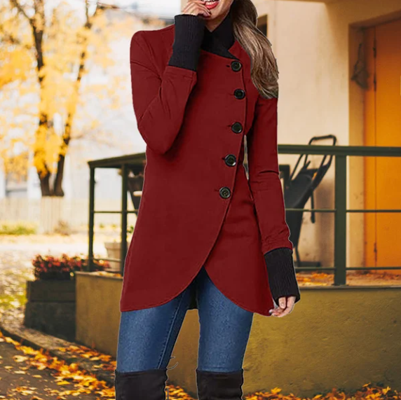 Fashionable women's Sierra windbreaker jacket, ideal for spring & fall. Chic design, weatherproof for stylish outerwear.