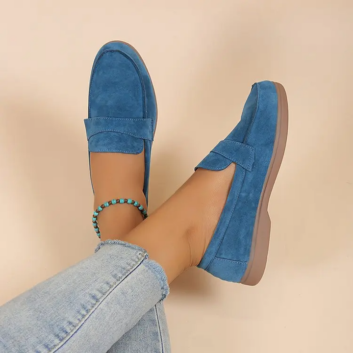 Durable women's everyday loafers, featuring a comfortable slip-on design for convenience.