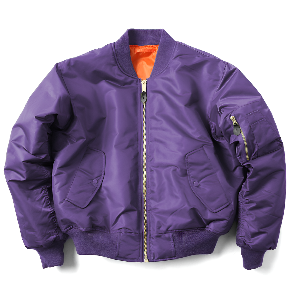 Casual women's classic rib-knit bomber jacket, perfect for versatile and stylish outerwear.