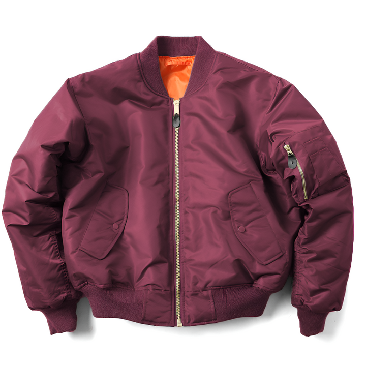 New4 women's rib-knit bomber jacket, a classic and versatile piece of casual outerwear.