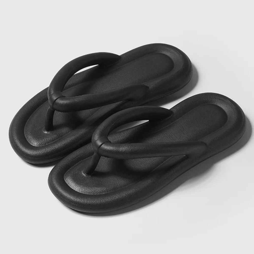 Women's cloud-soft comfort flip-flops, ergonomic summer footwear, ideal beach shoes & casual slides.