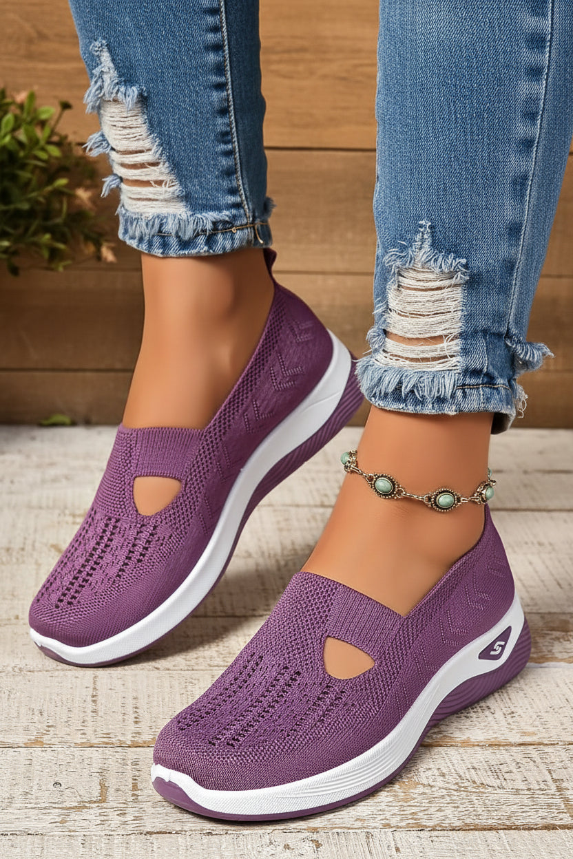 Versatile slip-on CloudStride women's casual shoes, offering everyday comfort for active walking.