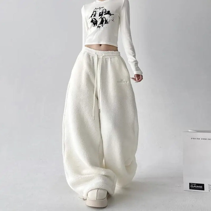 Full-length view of women's Cloudwalk ultra-soft lounge pants, relaxed fit for ultimate comfort.
