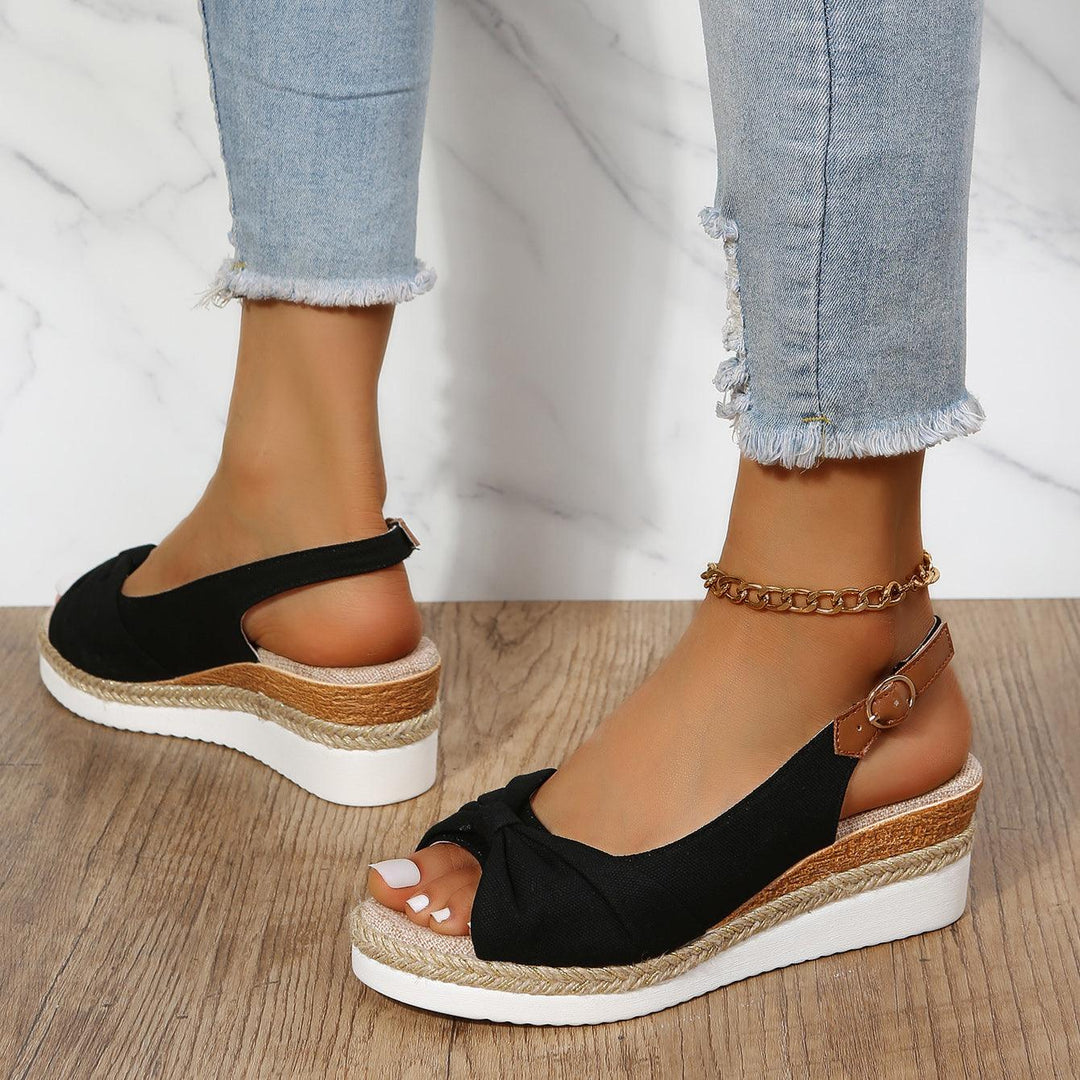 ComfiLift women's summer shoes: comfortable wedge sandals with all-day support.
