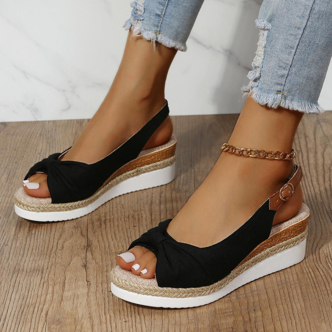 ComfiLift women's comfortable wedge sandals, combining fashion and function for all-day wear.