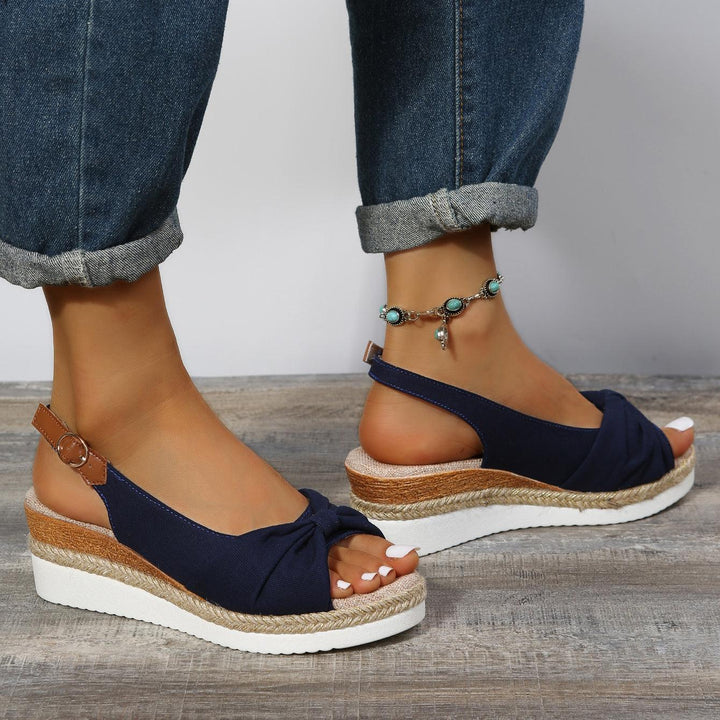 ComfiLift women's comfortable wedge sandals, your go-to for stylish all-day summer outings.