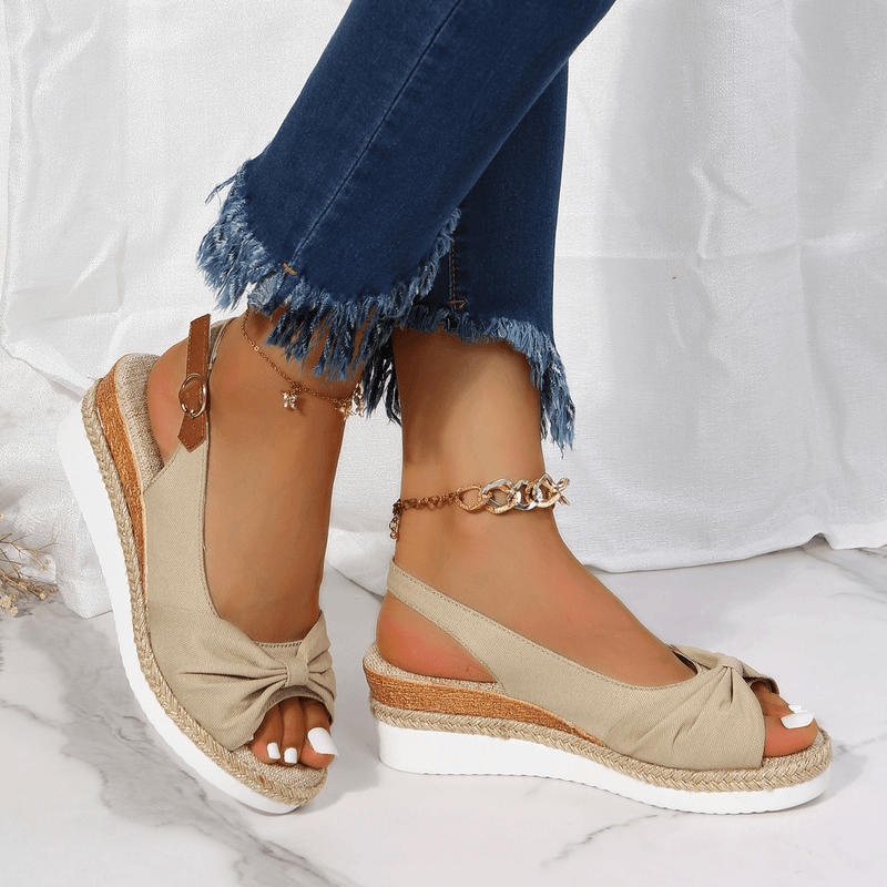 ComfiLift women's comfortable high heel wedge sandals, ideal for summer fashion.