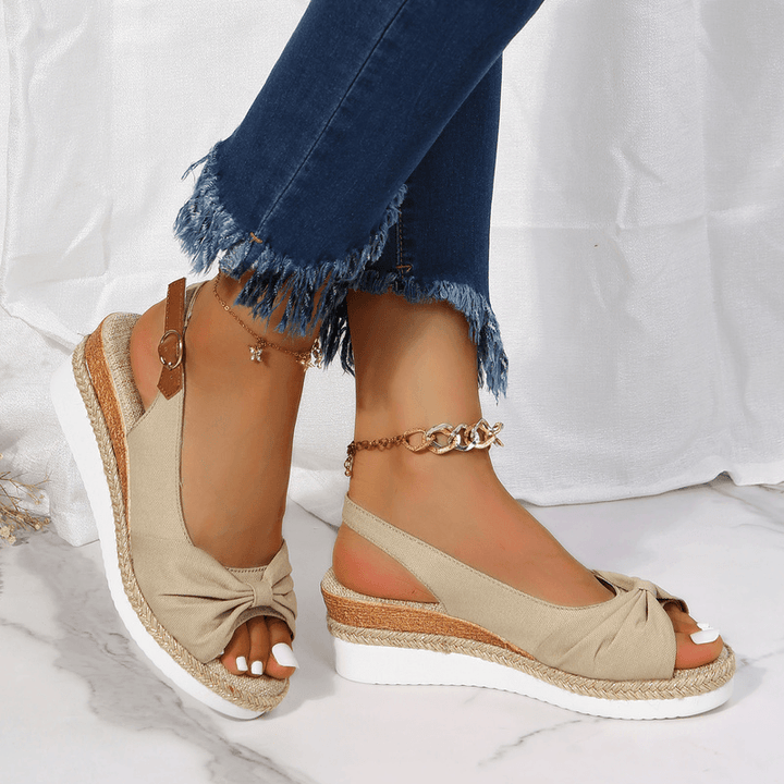 ComfiLift women's comfortable high heel wedge sandals, ideal for summer fashion.