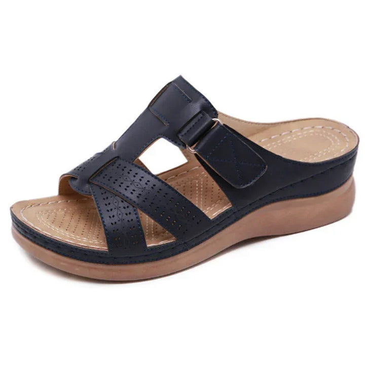 Women's comfort orthopedic sandals with strong arch support for everyday wear & walking.