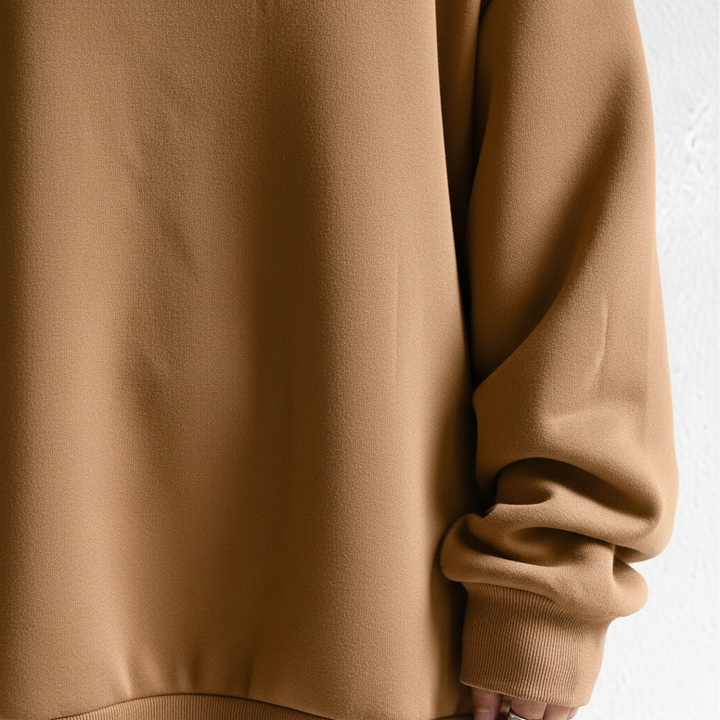 Stylish women's oversized knit sweater, a comfortable long sleeve pullover for cold weather