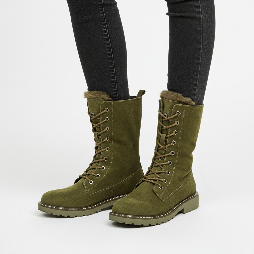 Tall women's Alicia mid-calf boots, combining comfort and casual chic design for versatile fall footwear.