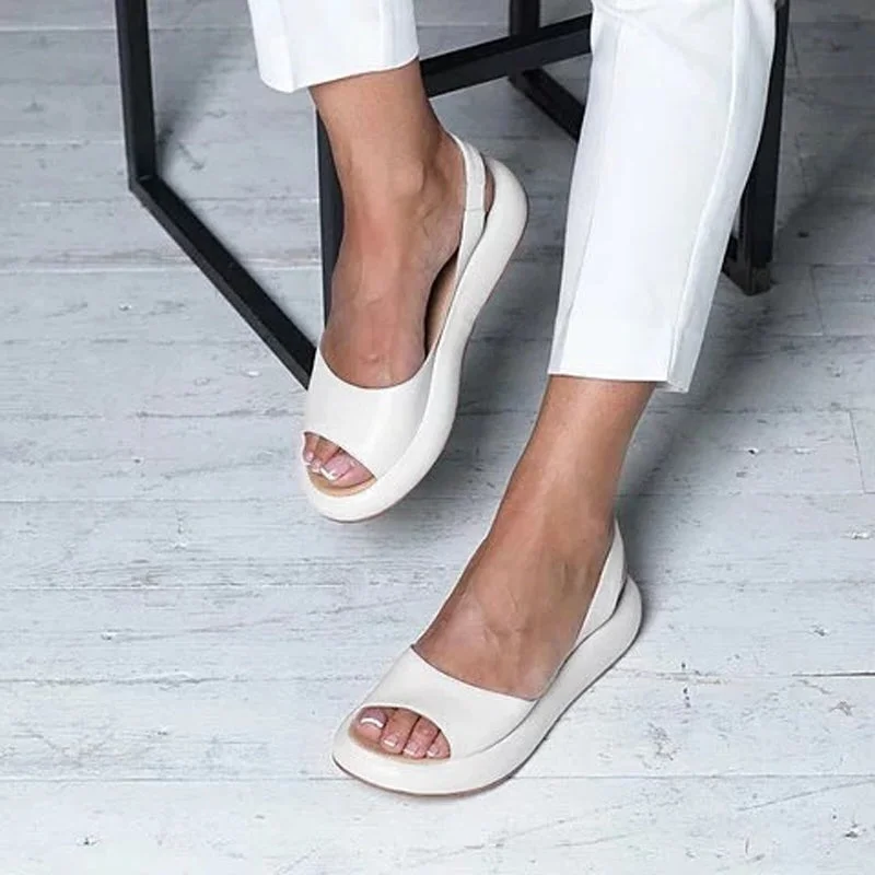 Women's comfortable arch support summer sandals, perfect for everyday walking and spring fashion.