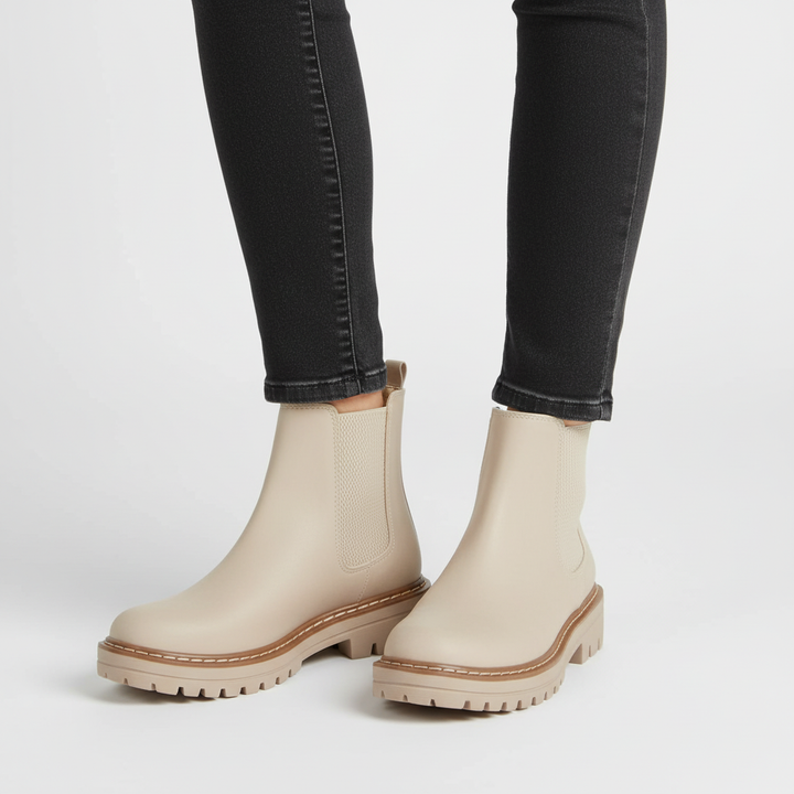 Emma women's comfortable Chelsea boots, angled view, perfect blend of style and comfort