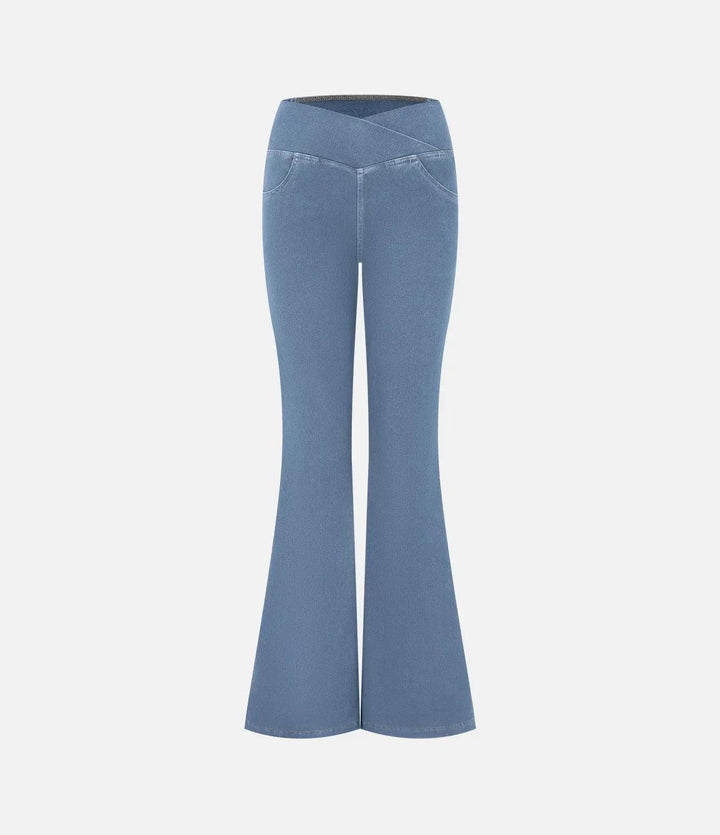 Aria women's comfortable curvy high waist jeans, premium stretch for daily fashion.