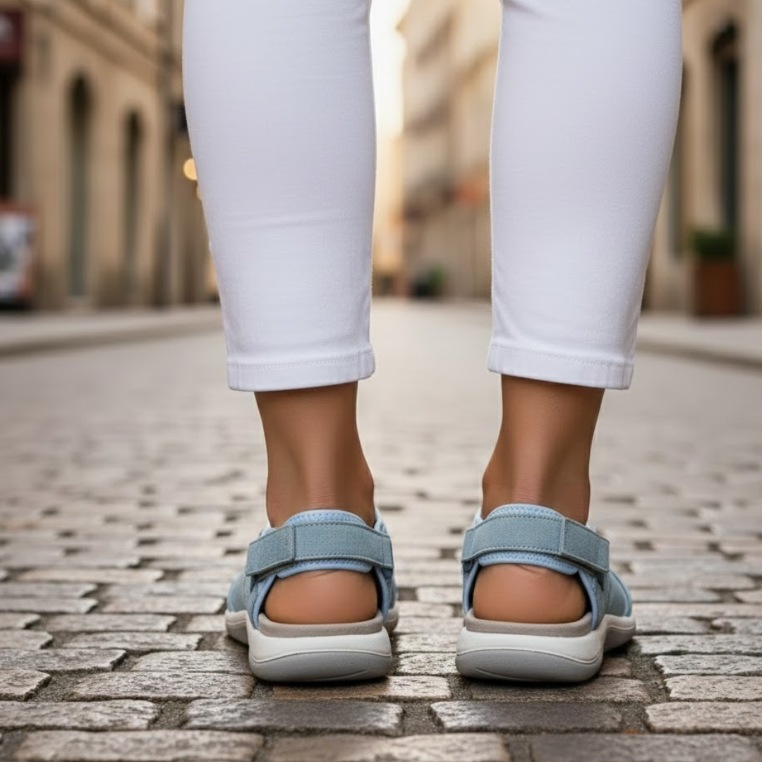Essential women's casual sandals, perfect comfortable footwear for summer and beach activities.