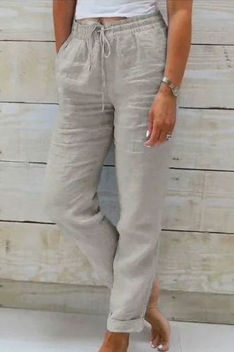 Casual high waist wide leg pants for women, offering ultimate comfort and a breezy, relaxed fit for summer.