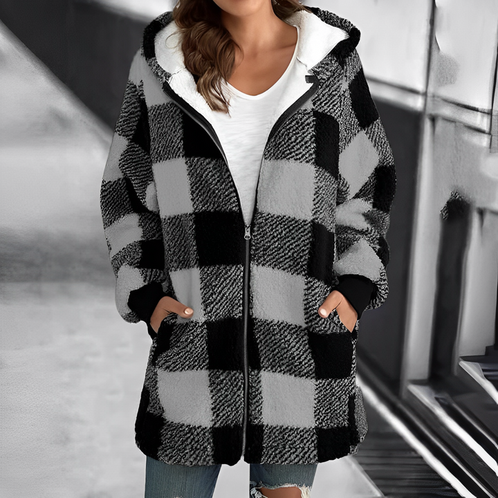 Women's comfortable hooded coat, perfect for all seasons. Stylish & versatile casual outerwear for ladies.