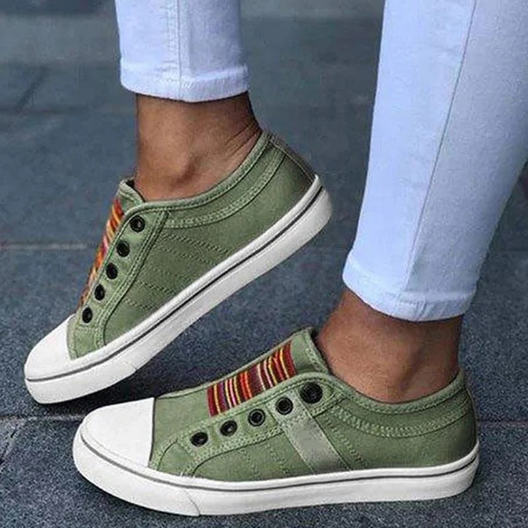 Comfortable women's lightweight trainers, perfect for walking & daily wear. Practical lace-up casual shoes.