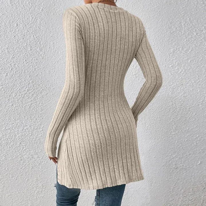 Soft women's long sleeve top offering effortless comfort & style for everyday casual wear. Ideal for layering in any season.