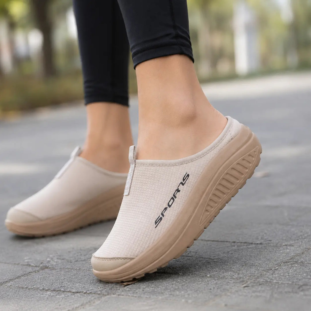 Soft sole women's slip-on orthopedic slippers for maximum comfort and support.