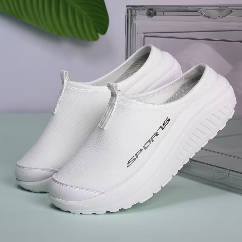 Practical women's closed toe orthopedic slippers, cushioned for all-day comfort.