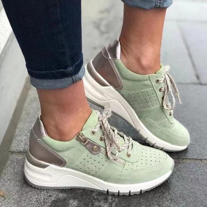 Women's comfortable orthopedic walking shoes, ergonomic design, arch support for foot pain relief
