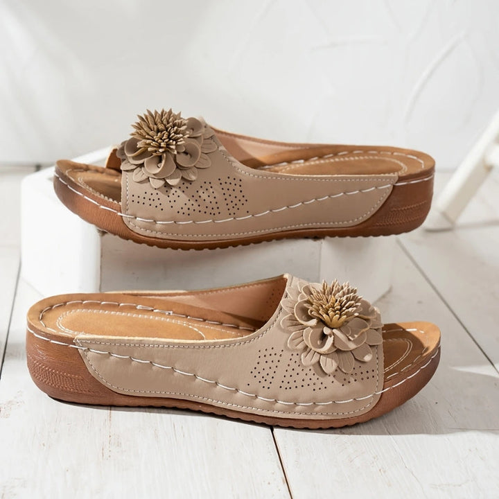 Lightweight women's walking sandals, orthopedic wedge design provides superior comfort and arch support.