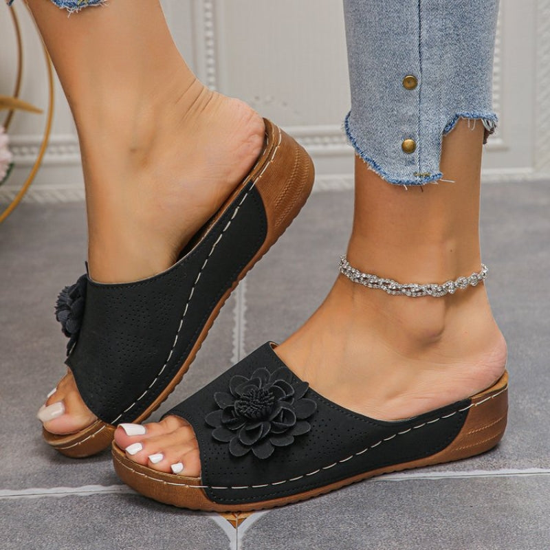 Versatile women's casual wedge sandals with orthopedic arch support, comfortable and lightweight for any occasion.