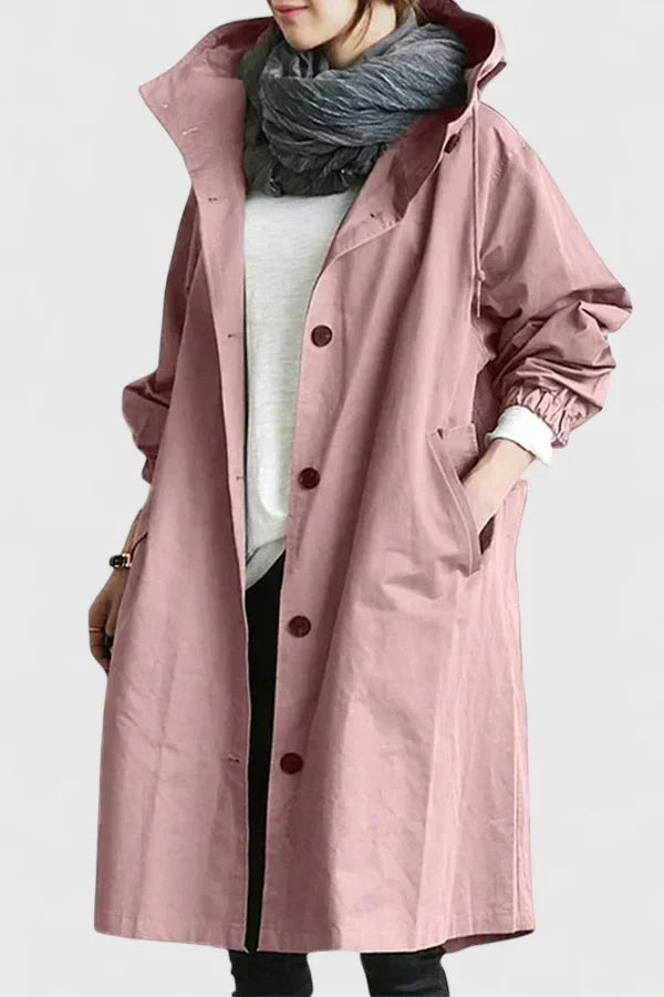 Comfortable women's oversized coat, a stylish essential for everyday fall & winter elegance.