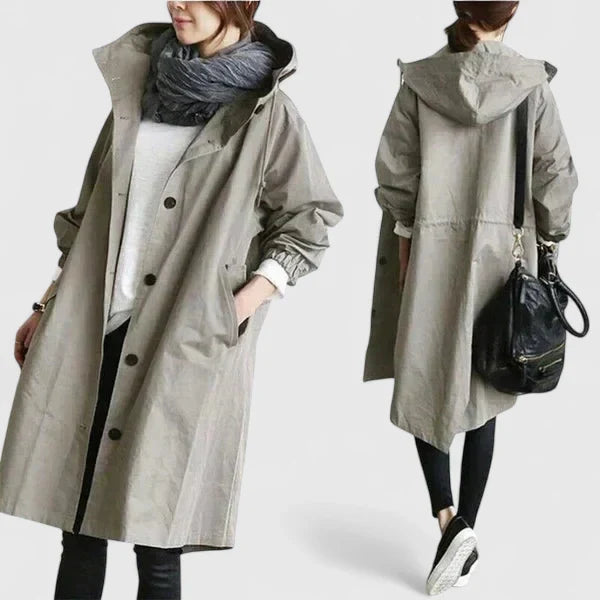 Soft & comfortable women's oversized coat for everyday wear. Stylish fall/winter fashion.