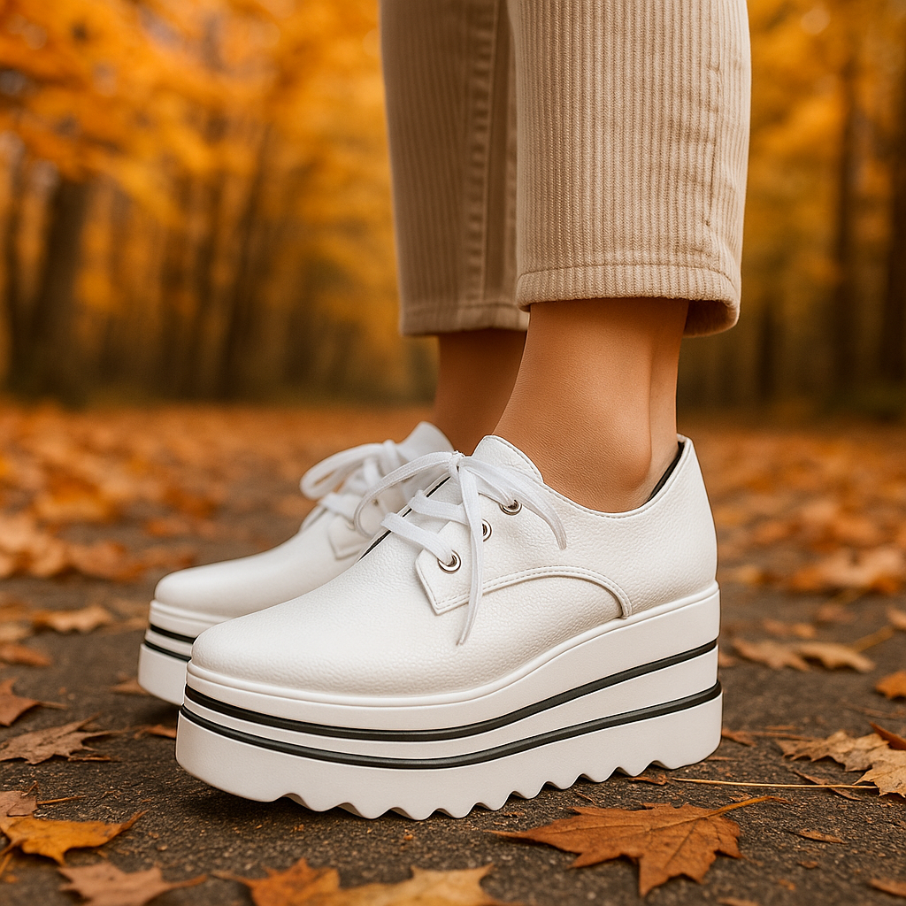 Versatile women's platform footwear, ideal for everyday comfort. Features a supportive, casual design.