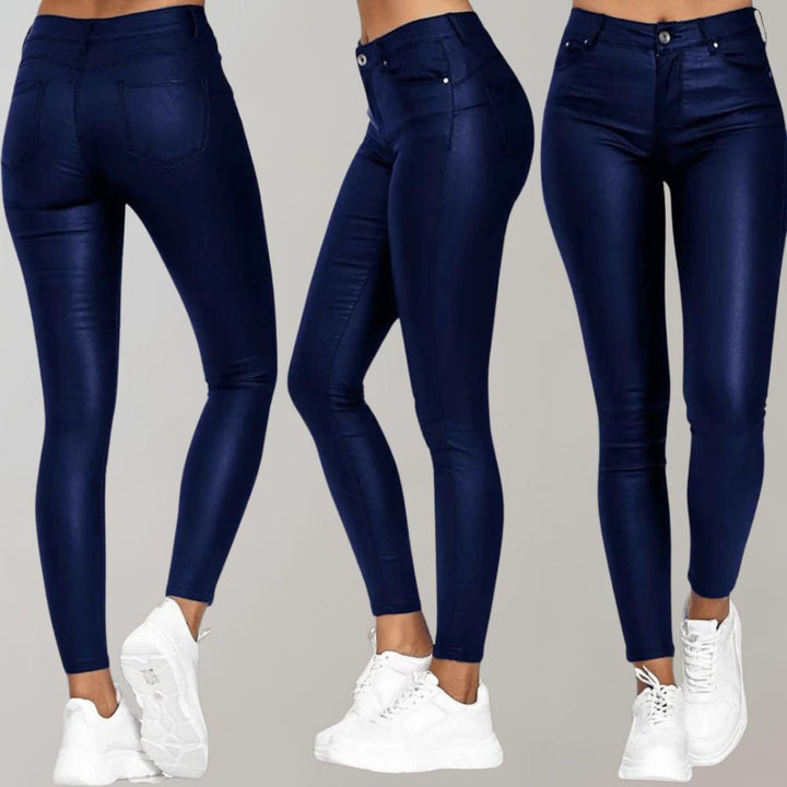 Breathable fabric Sienna women's trousers; stylish and comfortable. Versatile for casual or dressy looks.
