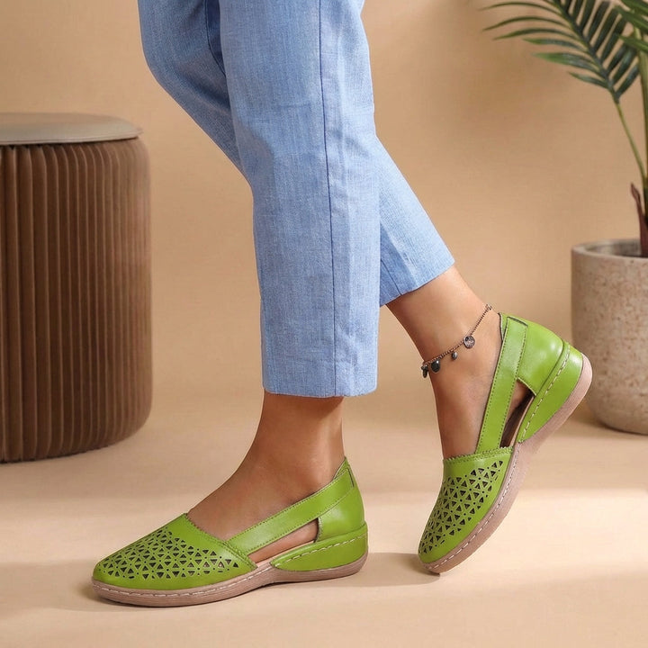 Lightweight women's slip-on loafers designed for walking comfort, easy to wear flats.