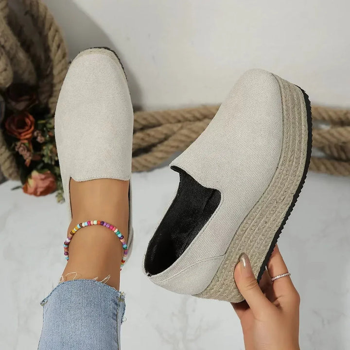 Everyday comfortable women's slip-on platforms, perfect for busy women.