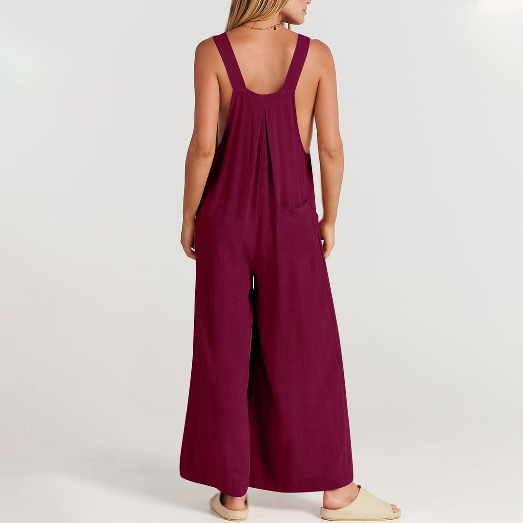 Women's summer overalls in colorful options, comfortable for casual wear, plus size available.
