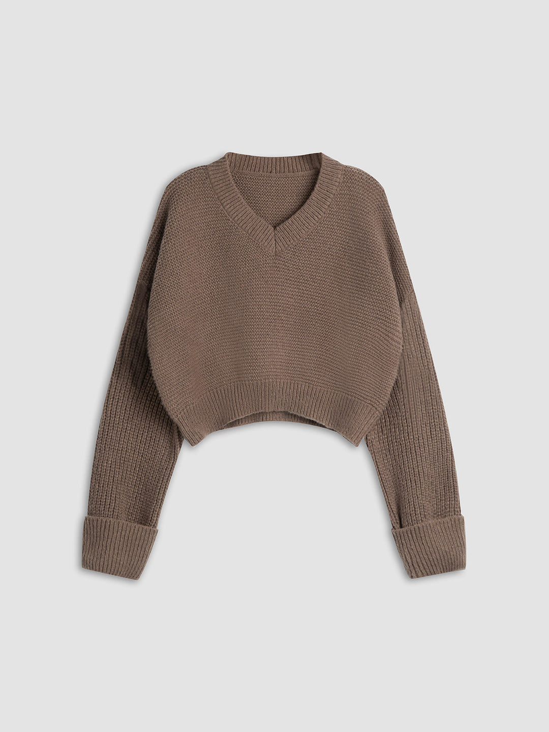 Women's comfortable V-neck sweater, perfect for effortless style. Soft knit pullover, ideal for everyday wear.