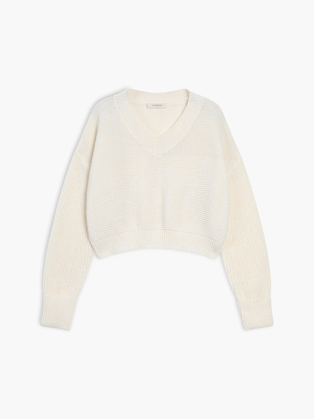 Comfortable women's V-neck sweater, perfect for leisure. Stylish long-sleeve pullover for effortless everyday fashion.