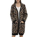 Leopard Black - Hoodie